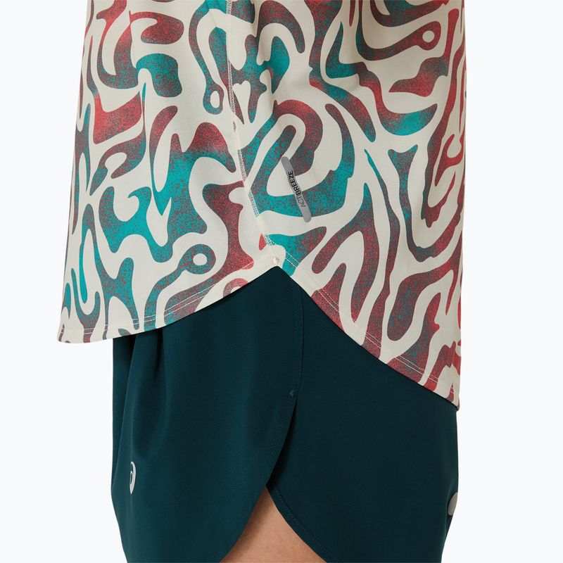 Жіноча бігова сорочка ASICS Road All Over Print Top береза 6