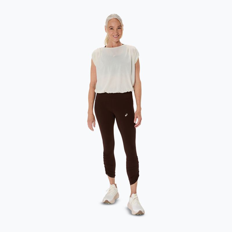 Жіночі бігові лосини ASICS Nagino Run Adjustable Tight кавові 2
