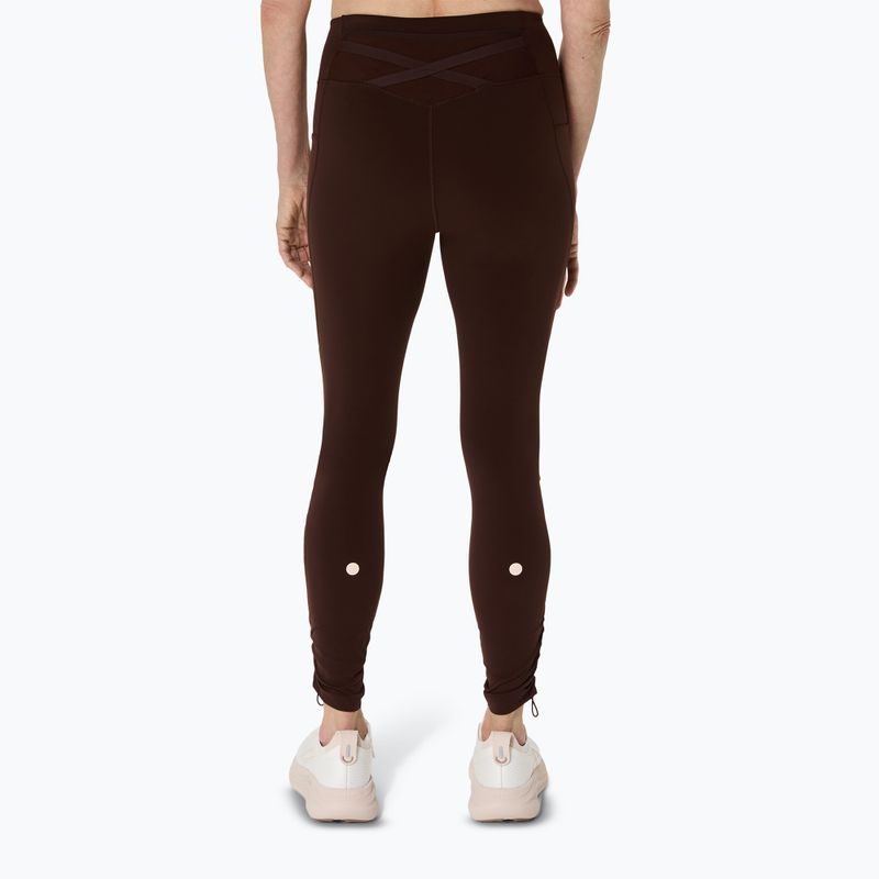 Жіночі бігові лосини ASICS Nagino Run Adjustable Tight кавові 3