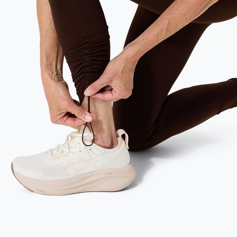 Жіночі бігові лосини ASICS Nagino Run Adjustable Tight кавові 7