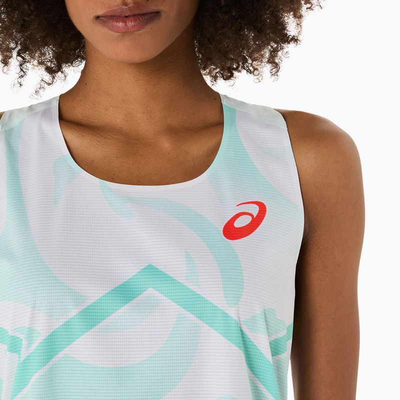 Жіноча сорочка для бігу на морі ASICS Light Knit Singlet заспокійлива 4