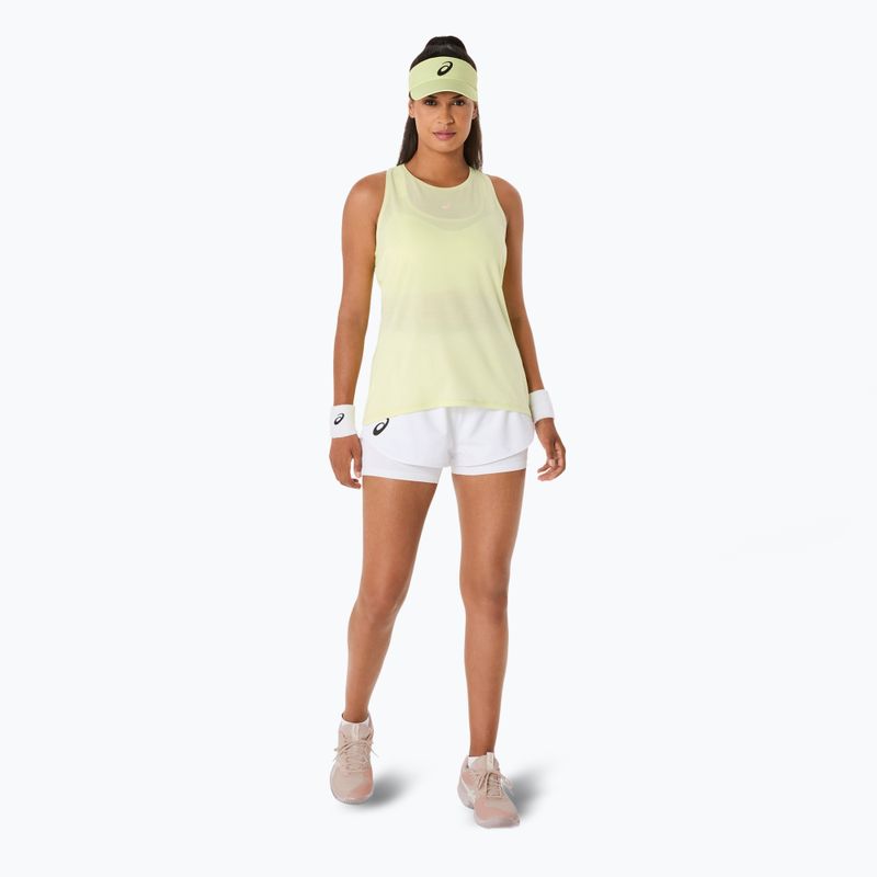 Жіноча бігова сорочка ASICS Nagino Run з регульованим баком з жовтого вересу 2