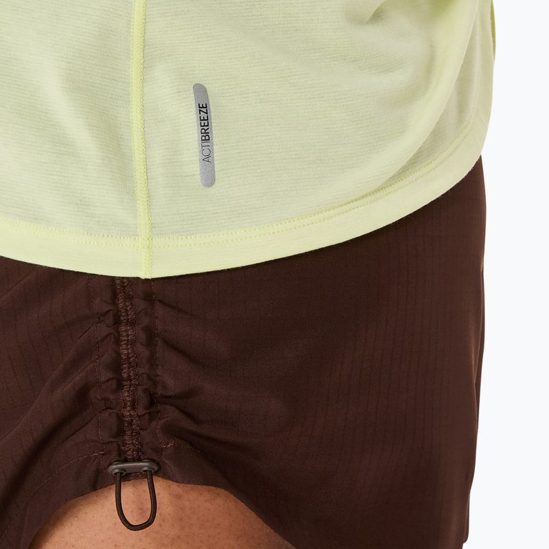 Жіноча бігова сорочка ASICS Nagino Run з регульованим баком з жовтого вересу 6