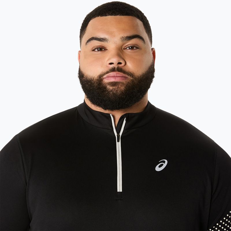 Лонгслів для бігу чоловічий ASICS Icon LS 1/2 Zip performance black 5