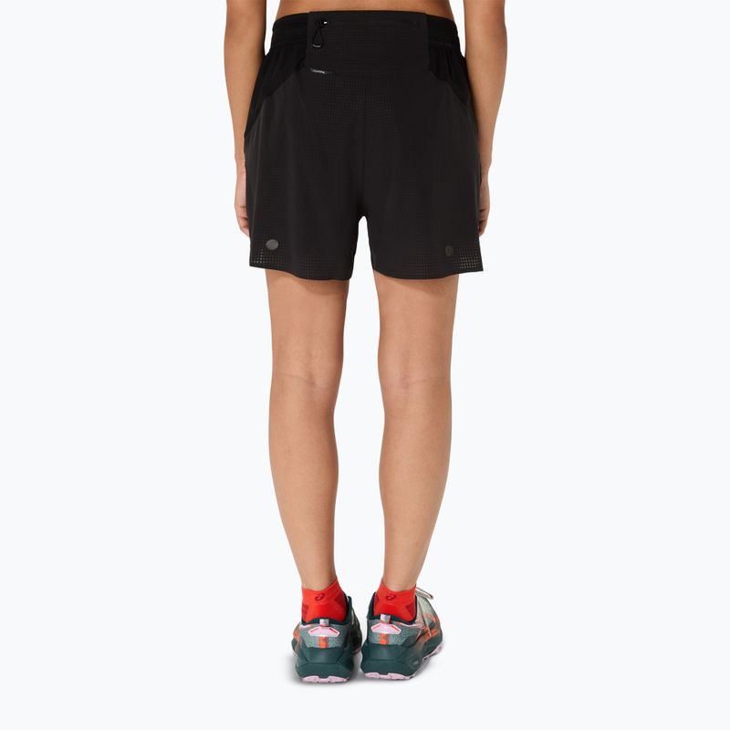 Шорти для бігу жіночі ASICS Fujitrail Elite performance black 3