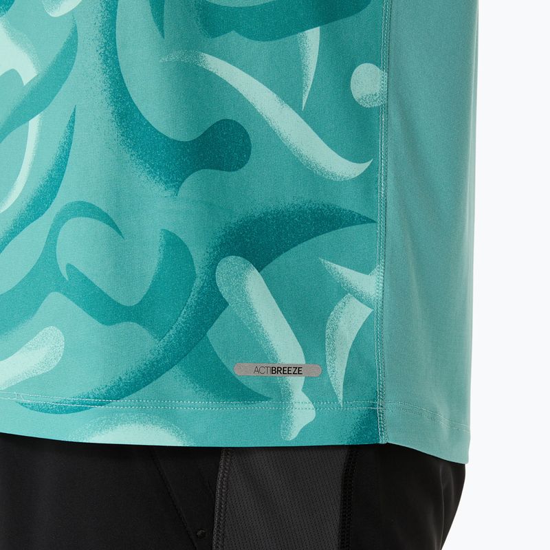 Футболка для бігу чоловіча ASICS Road Lite-Show light teal 6