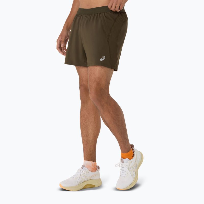 Шорти для бігу чоловічі ASICS Road 5IN brown stone 4