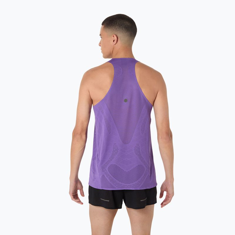Футболка для бігу чоловіча ASICS Metarun Singlet edo purple 3