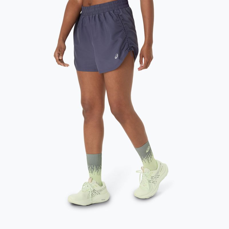 Шорти для бігу жіночі ASICS Nagino Run Adjustable 4IN indigo fog 4