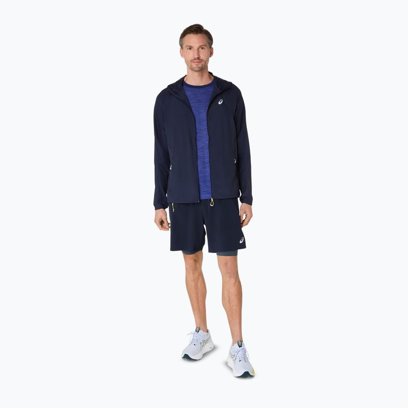 Куртка для бігу чоловіча ASICS Road Packable Jacket midnight 2