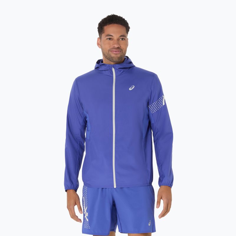 Куртка для бігу чоловіча ASICS Icon dark cobalt