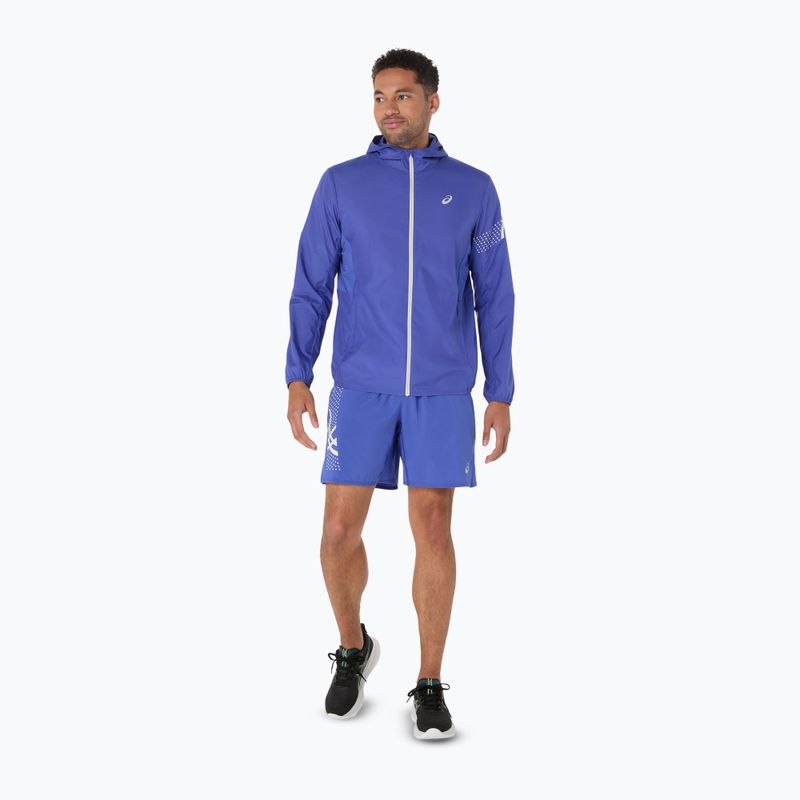 Куртка для бігу чоловіча ASICS Icon dark cobalt 2