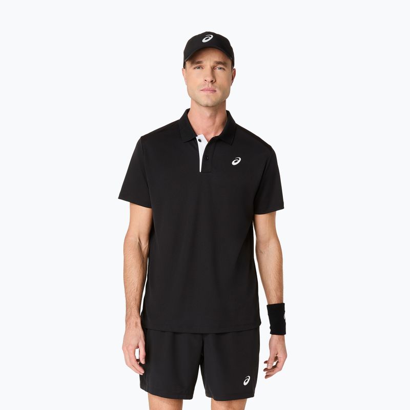 Футболка поло чоловіча ASICS Court Polo performance black