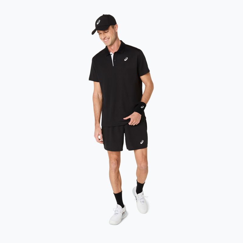 Футболка поло чоловіча ASICS Court Polo performance black 5