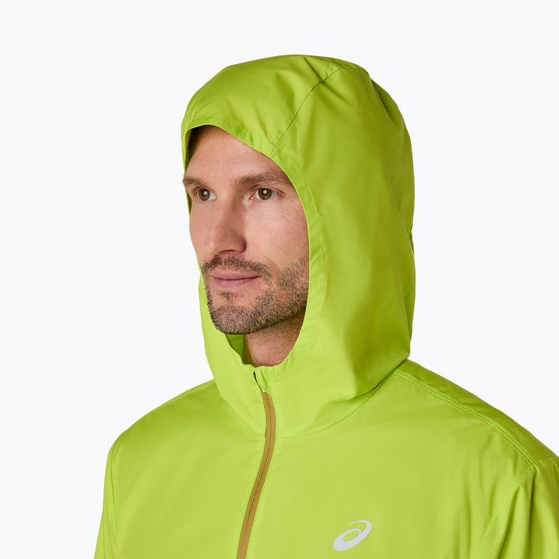 Куртка для бігу чоловіча ASICS Core neon lime 5