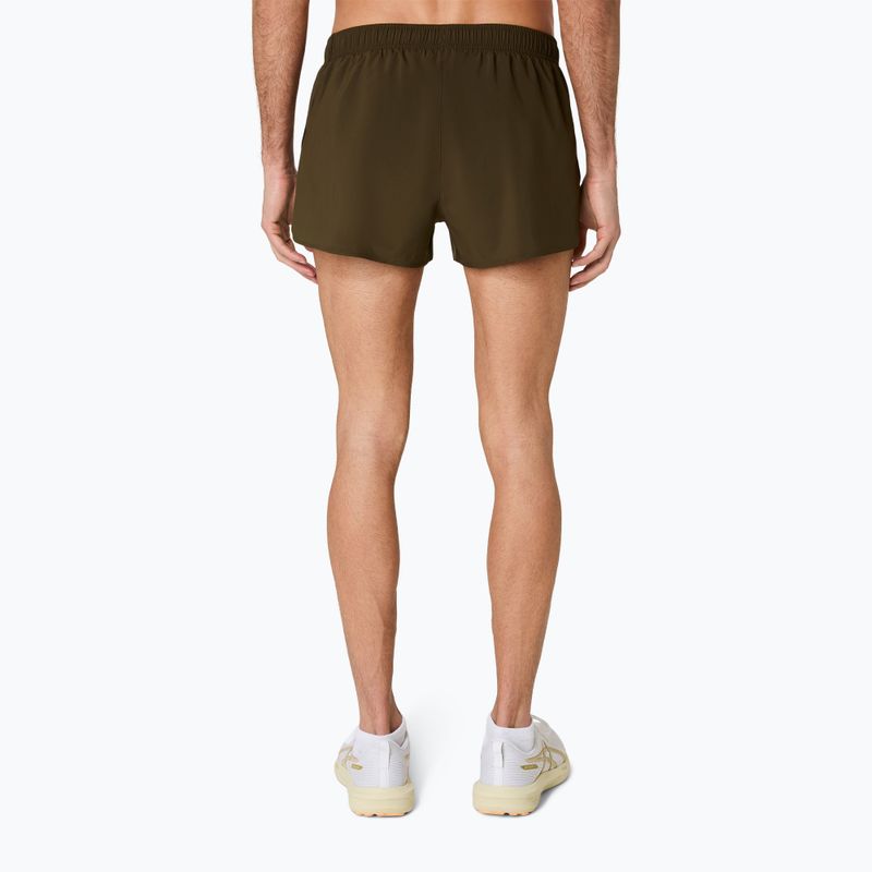 Шорти для бігу чоловічі ASICS Core Split Short brown stone 3
