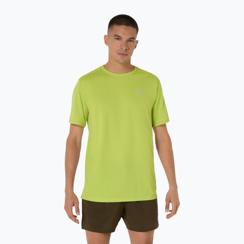 Футболка для бігу чоловіча ASICS Core neon lime