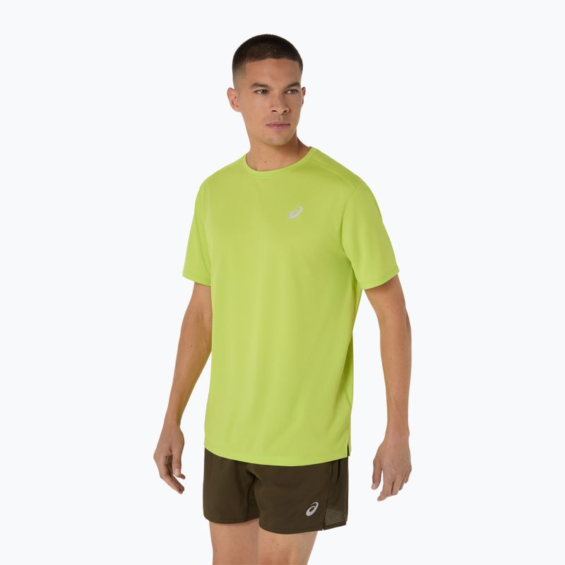 Футболка для бігу чоловіча ASICS Core neon lime 4