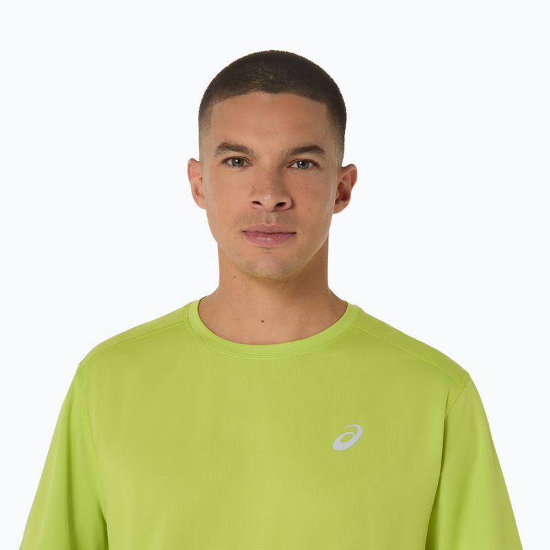 Футболка для бігу чоловіча ASICS Core neon lime 5
