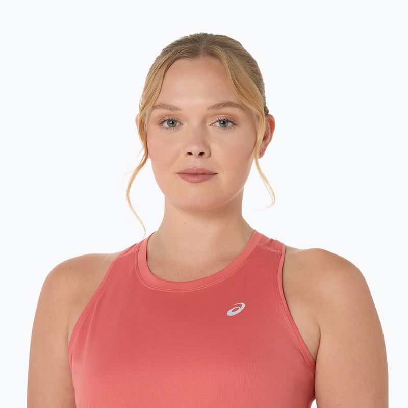 Футболка для бігу жіноча Asics Core Tank dark pink clay 5
