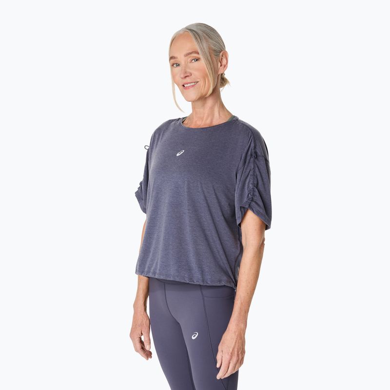 Футболка для бігу жіноча ASICS Nagino Run Adjustable Top indigo fog 4
