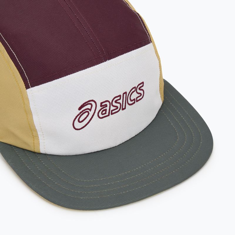 Кепка ASICS 5 Panel mantle green/dark currant/lemongrass 3
