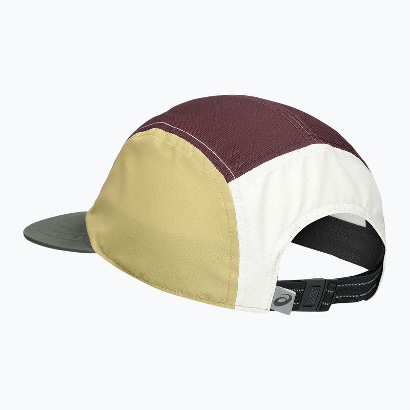 Кепка ASICS 5 Panel mantle green/dark currant/lemongrass 2