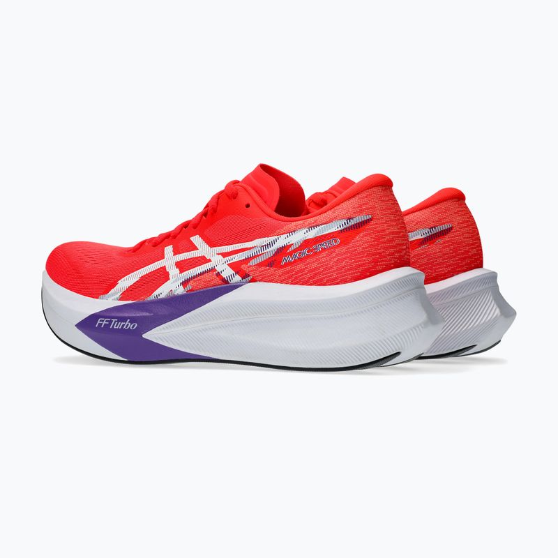 Жіночі бігові кросівки ASICS Magic Speed 4 flash red/white 4