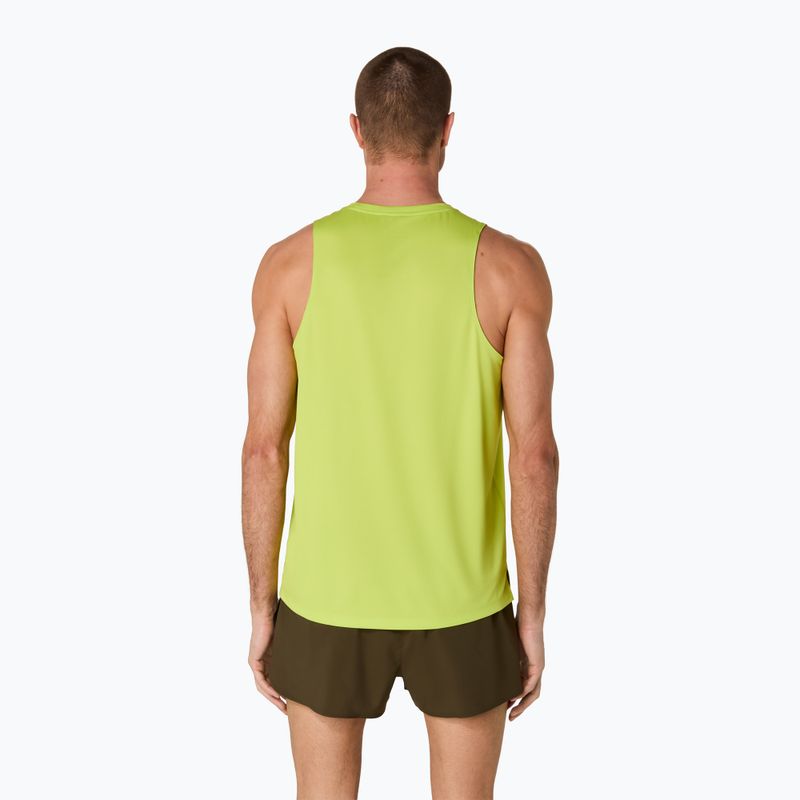 Футболка для бігу чоловіча ASICS Core Singlet neon lime 2