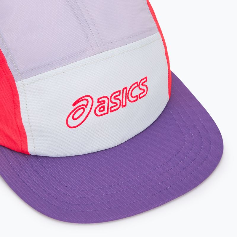 Кепка ASICS 5 Panel flash red/edo purple/dusk violet 3