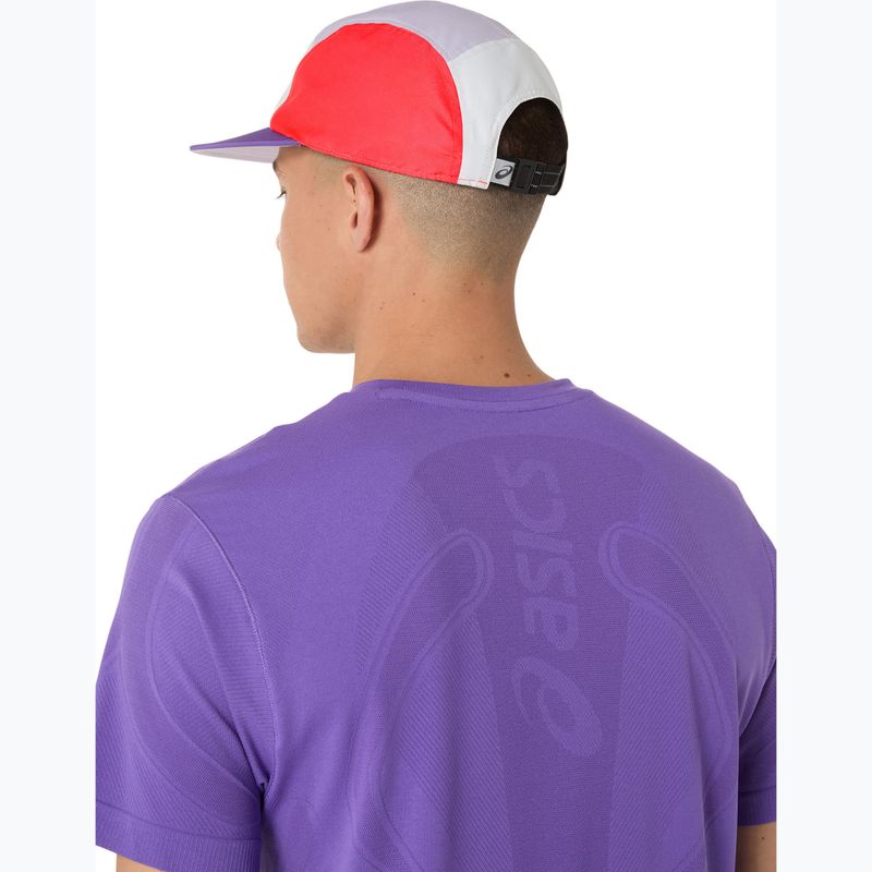 Кепка ASICS 5 Panel flash red/edo purple/dusk violet 5