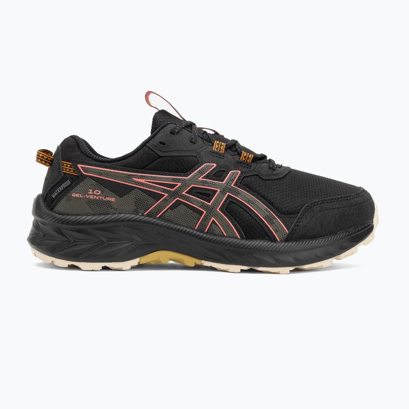 Кросівки для бігу жіночі ASICS Gel-Venture 10 Waterproof black/brown stone 2