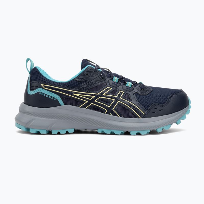 Кросівки для бігу чоловічі ASICS Trail Scout 3 midnight/wheat yellow 2