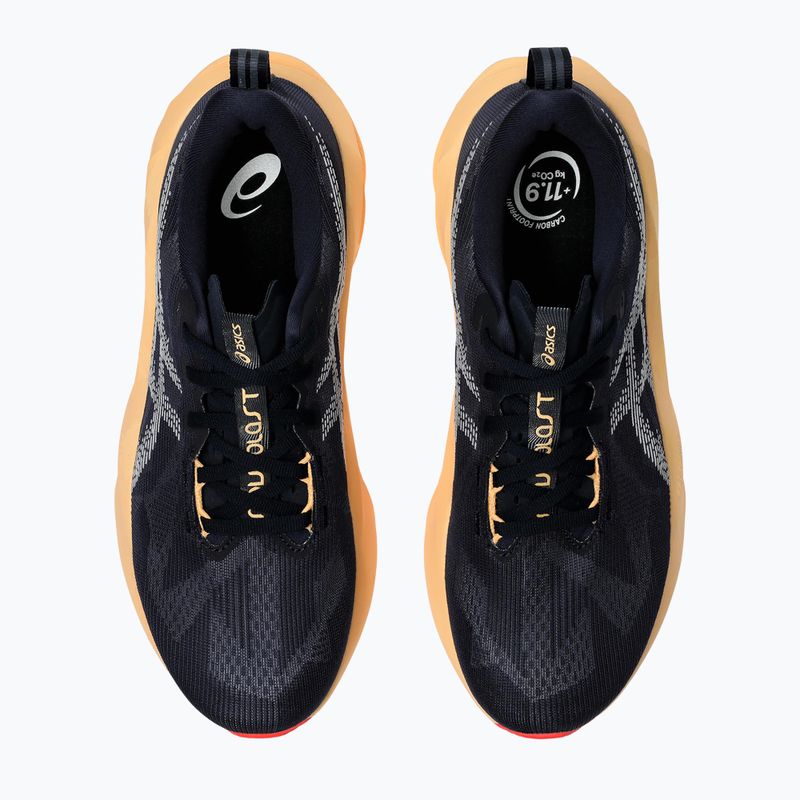 Чоловічі бігові кросівки ASICS Novablast 5 опівночі/помаранчеве сяйво 7
