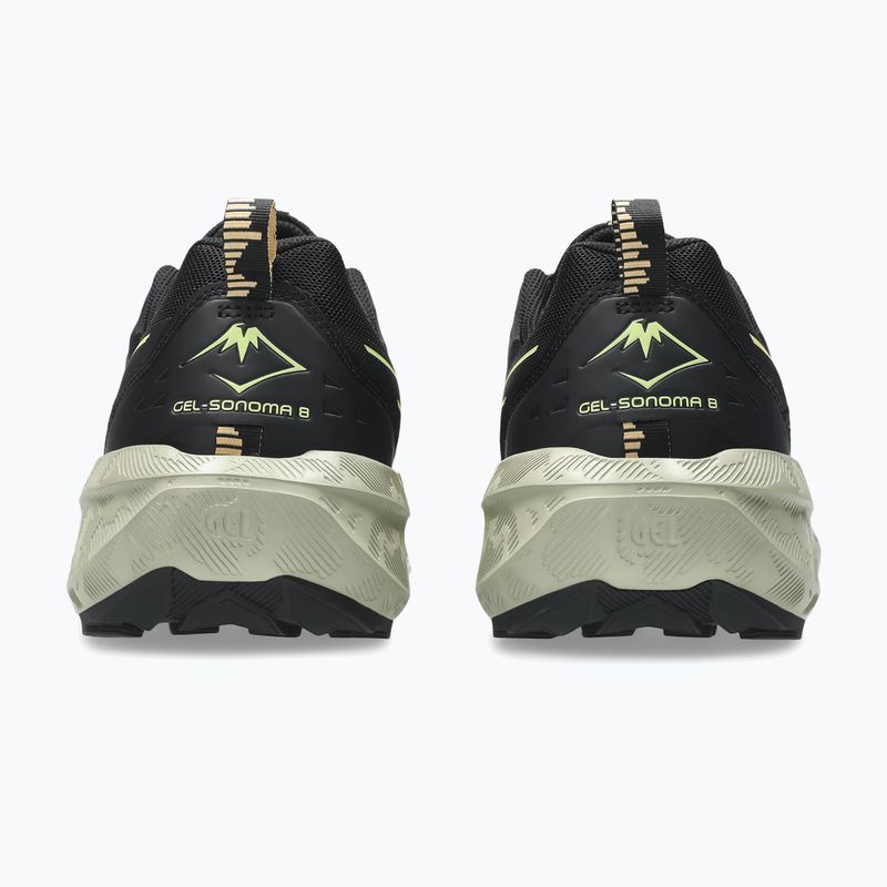 Кросівки для бігу чоловічі ASICS Gel-Sonoma 8 black/lime green 12