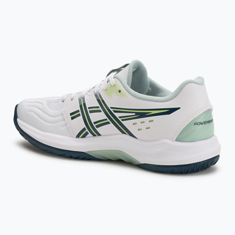 Кросівки чоловічі ASICS Powerbreak FF white/tranquil teal 3