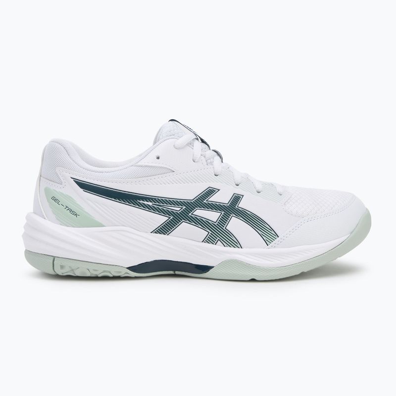 Кросівки чоловічі ASICS Gel-Task 4 white/tranquil teal 2