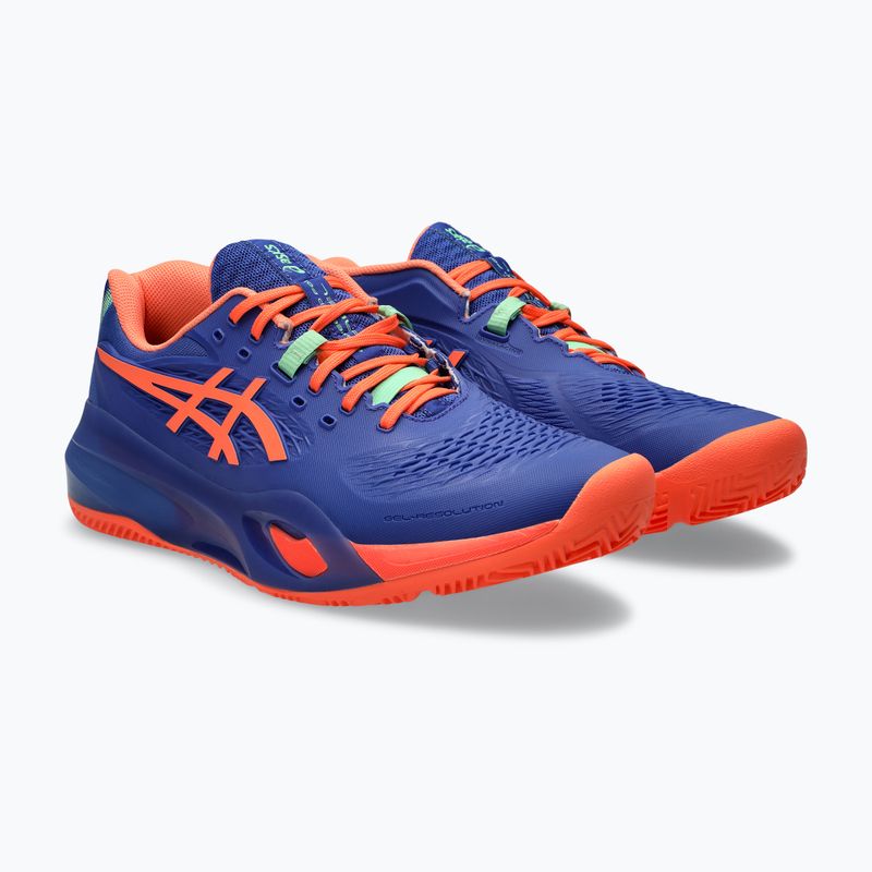 Кросівки для паделю чоловічі ASICS Gel-Resolution X dark cobalt/vivid coral 10