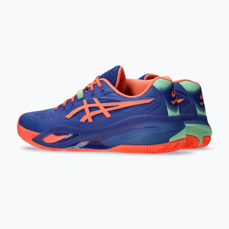 Кросівки для паделю чоловічі ASICS Gel-Resolution X dark cobalt/vivid coral 11