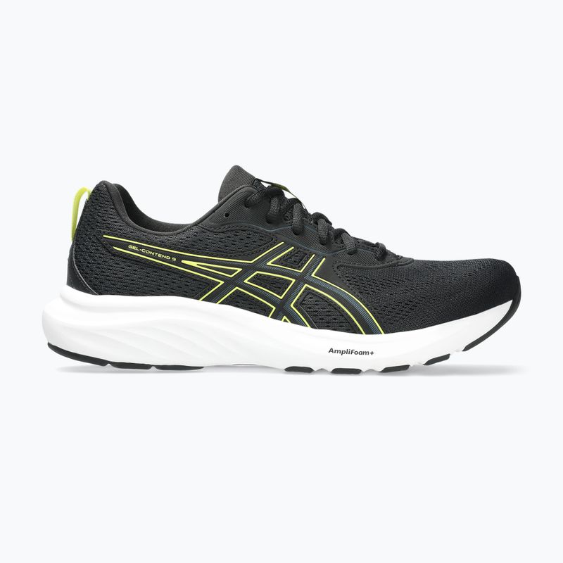 Кросівки для бігу чоловічі ASICS Gel-Contend 9 black/citron