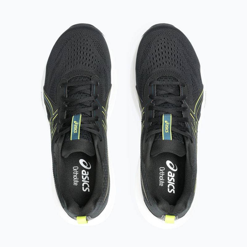 Кросівки для бігу чоловічі ASICS Gel-Contend 9 black/citron 6