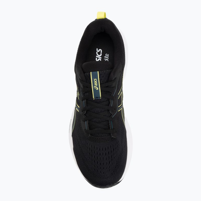 Кросівки для бігу чоловічі ASICS Gel-Contend 9 black/citron 5