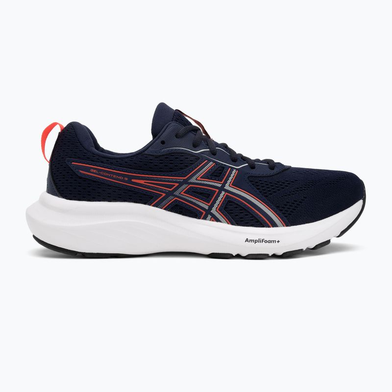 Кросівки для бігу чоловічі ASICS Gel-Contend 9 midnight/flash red 2