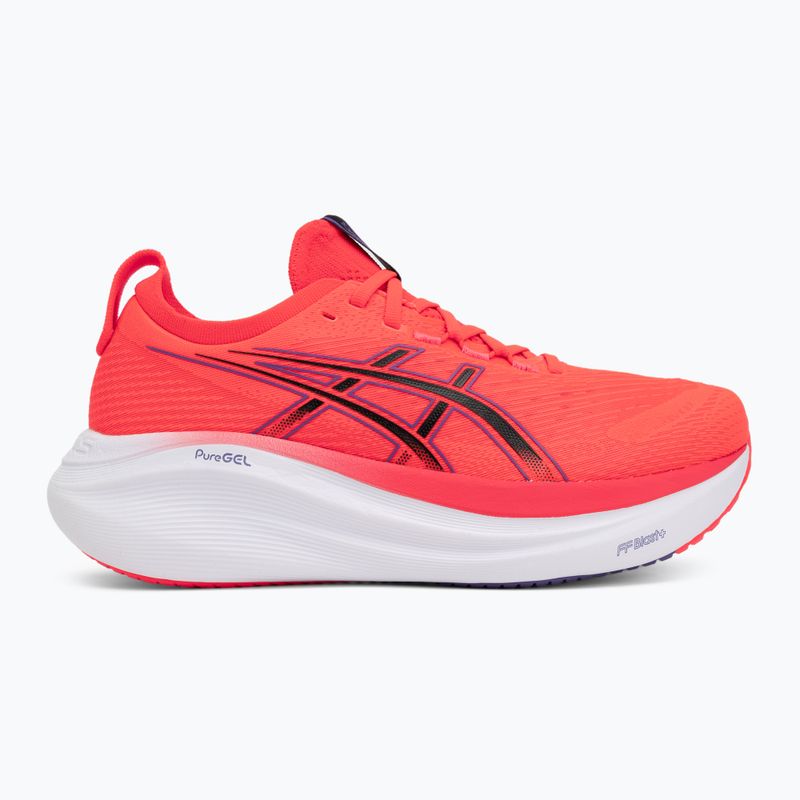 Чоловічі кросівки ASICS Gel-Nimbus 27 червоно-чорні блискавичні 2