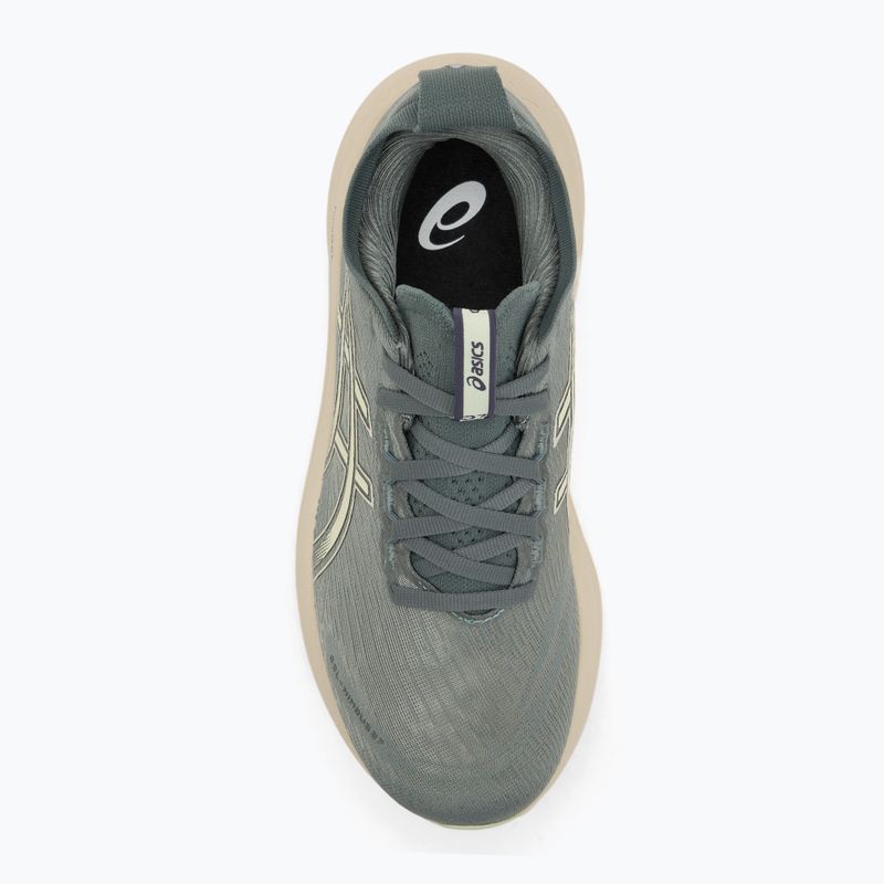 Кросівки для бігу жіночі Asics Gel-Nimbus 27 monument/blue/whisper green 5