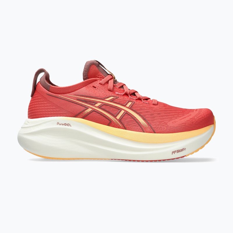 Жіночі кросівки Asics Gel-Nimbus 27 темно-рожеві глиняно-помаранчеві