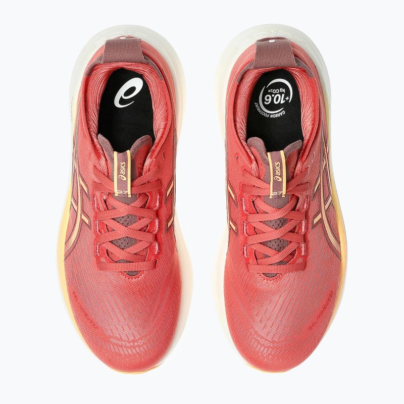 Жіночі кросівки Asics Gel-Nimbus 27 темно-рожеві глиняно-помаранчеві 7