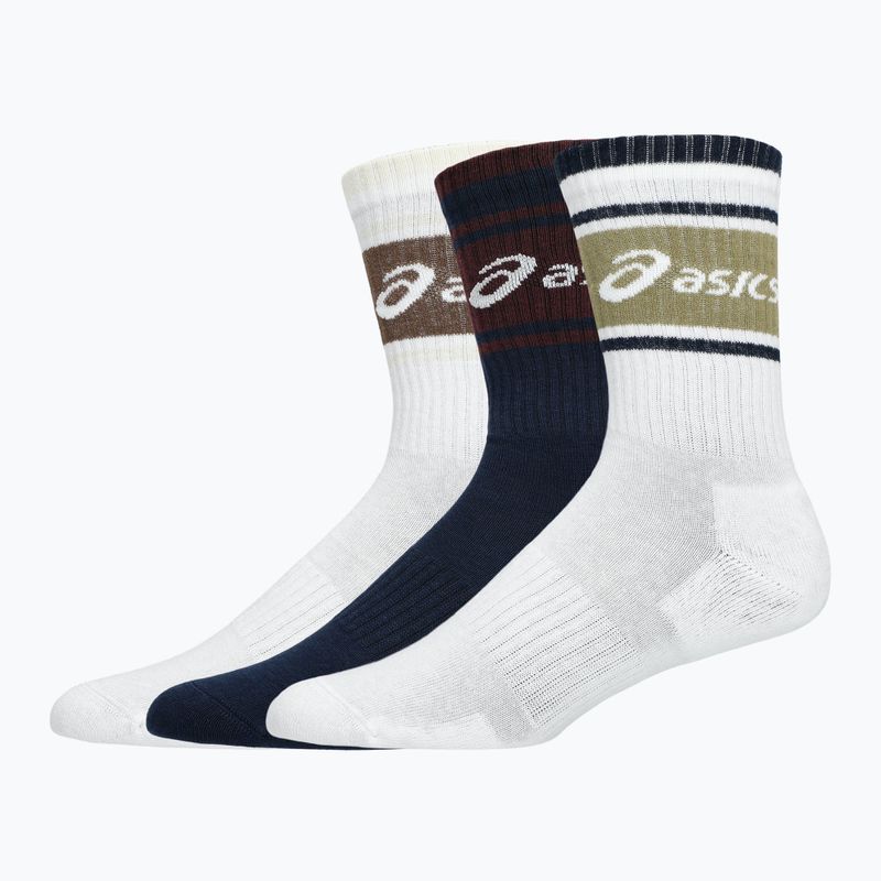 Шкарпетки ASICS Logo Crew 3 пари  midnight/dark red planet/lemongrass 2