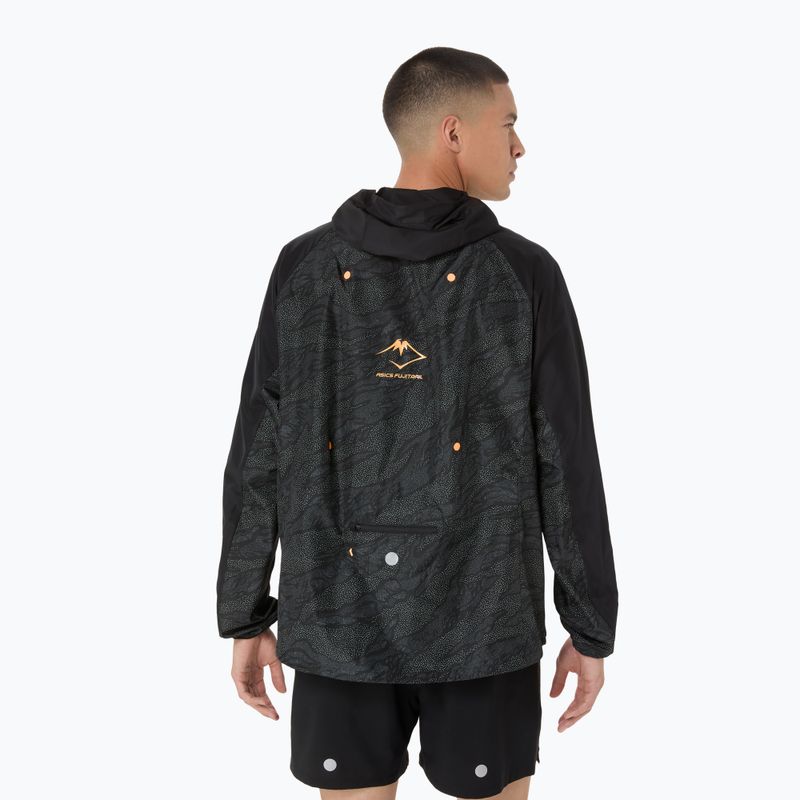 Куртка для бігу чоловіча ASICS Fujitrail Packable Windbreaker performance black 3
