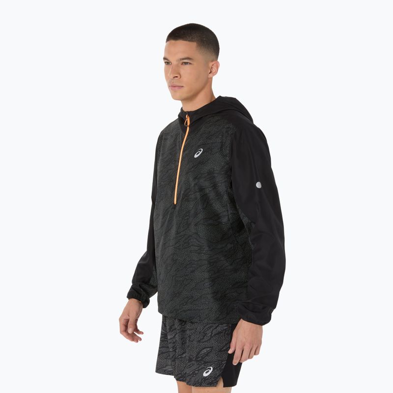 Куртка для бігу чоловіча ASICS Fujitrail Packable Windbreaker performance black 4